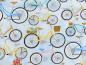 Preview: Beach Bound Fahrräder blau Sommer Frühling Fahrrad - von Henry Glass Fabrics